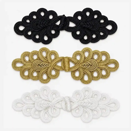1 Pair Big Size | Intricate Butterfly Pankou Fastener