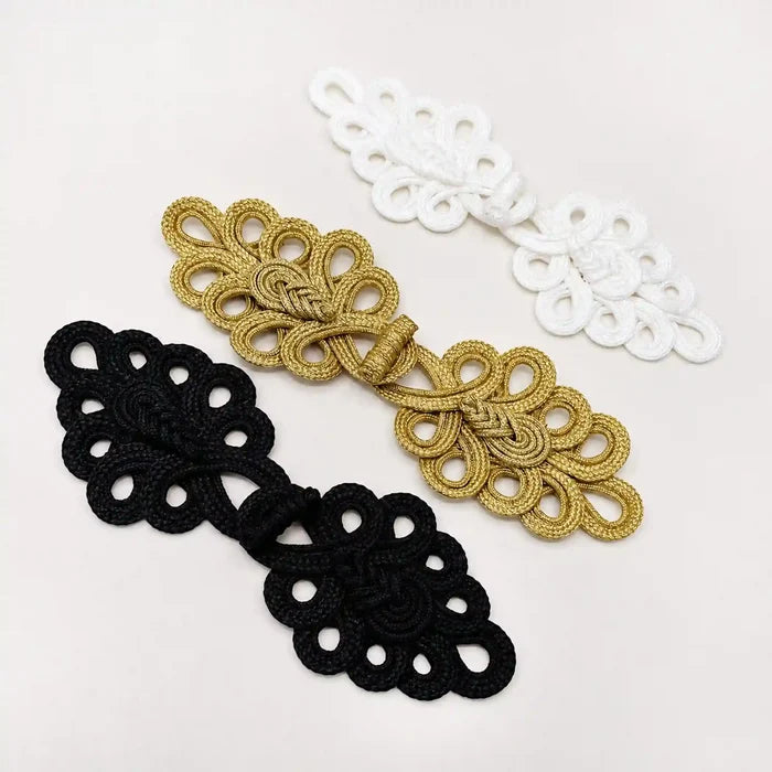 1 Pair Big Size | Intricate Butterfly Pankou Fastener