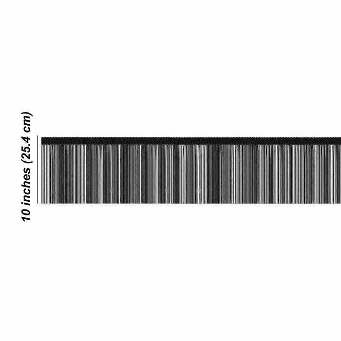 10 Inch | 2 Meter Opulent Cascade Fringe Lace