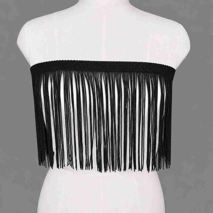 10 Inch | 2 Meter Opulent Cascade Fringe Lace