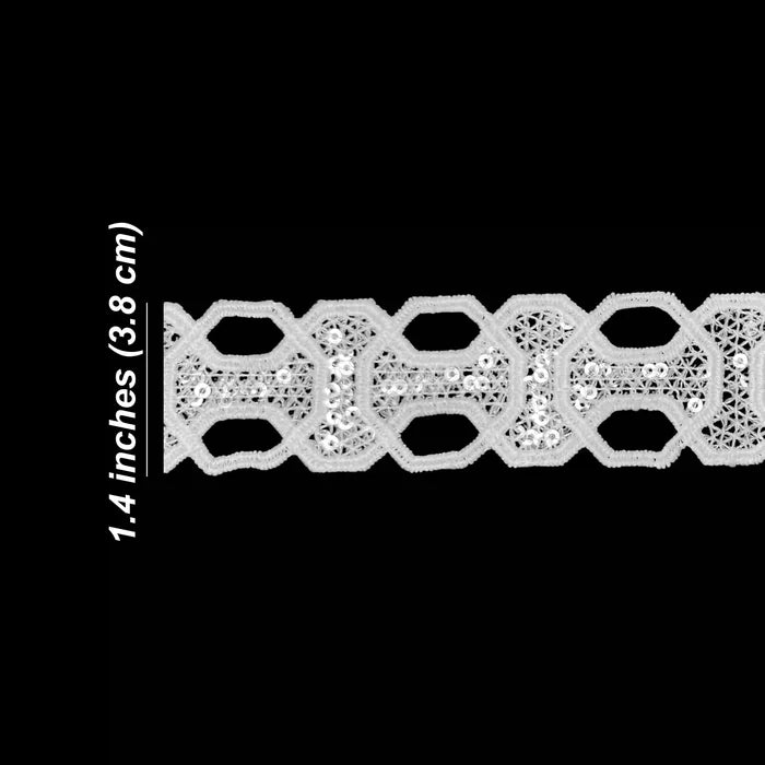 1.4 inch | Minimalist Hex Pattern Tape | 2 Meter | SKU-K-1/614