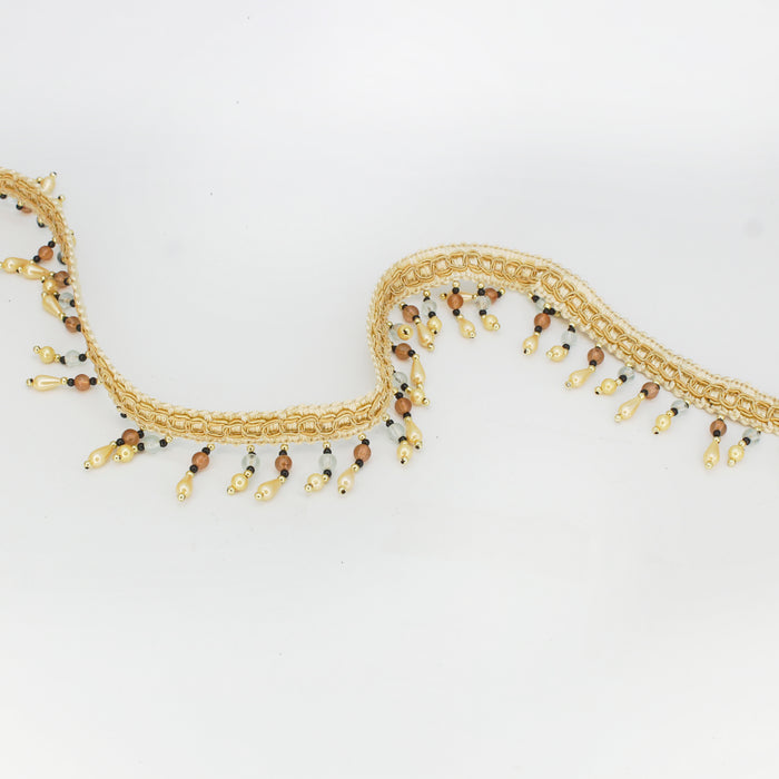 2 Meter Classic Elegance Beaded Lace