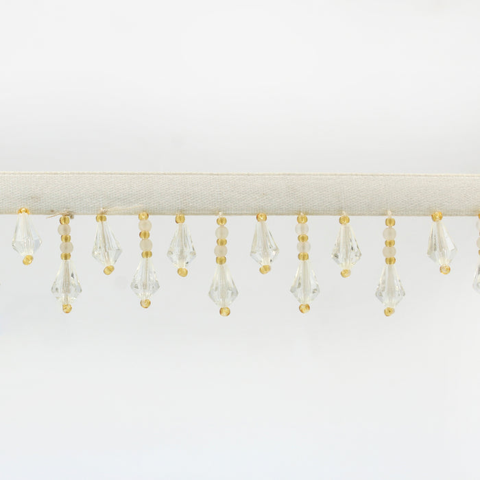 2 Meter Shimmering Drops Beaded Lace