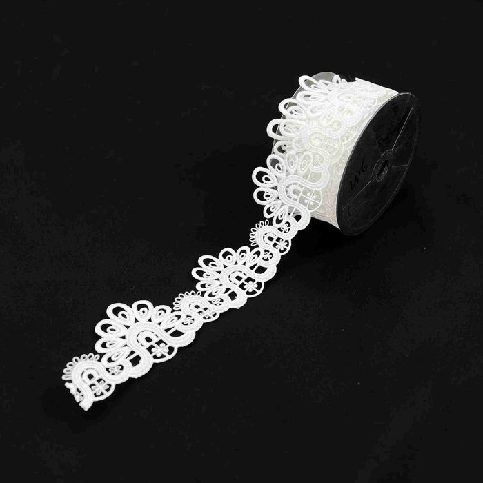2 Meter | Symmetrical Arch Spun Poly Lace | 2.7 inch |  SKU-107