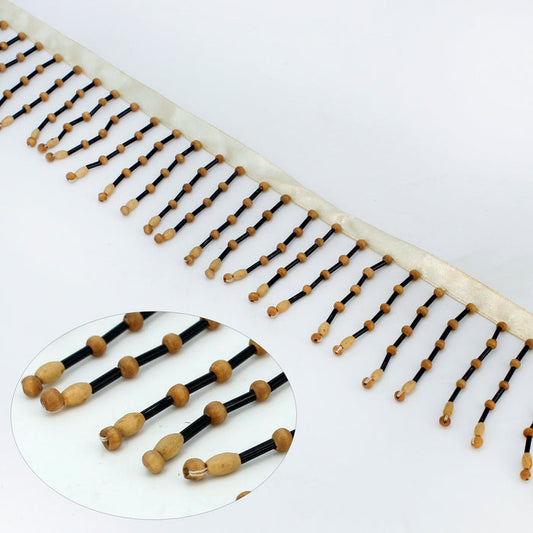 2 Meter Two-Tone Beaded Fringe