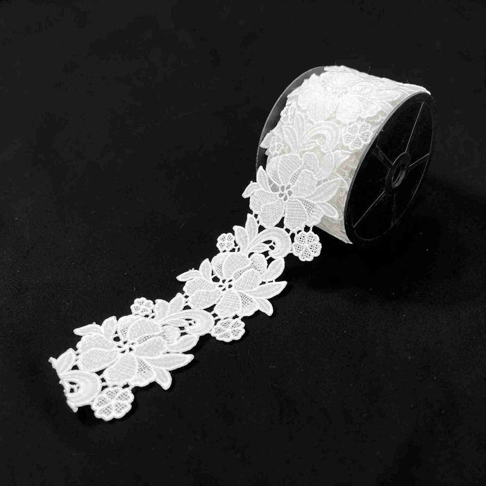 2 Meter | Wildflower Vine Spun Poly Lace | 2.7 Inch | SKU-K2/729