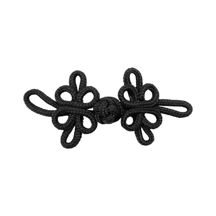 2 Pair | 7-Petal Flower Frog Closure Buttons