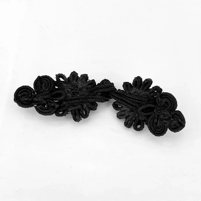 2 Pair | Bow Design Floral Chinese Knot Button