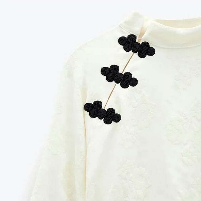 2 Pair | Bow Inspire Floral Design Knot Button
