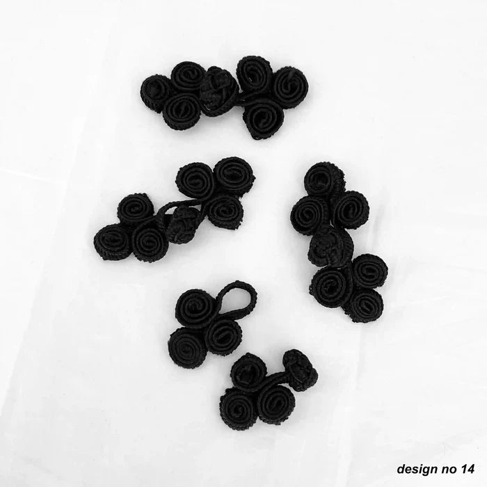 2 Pair | Bow Inspire Floral Design Knot Button
