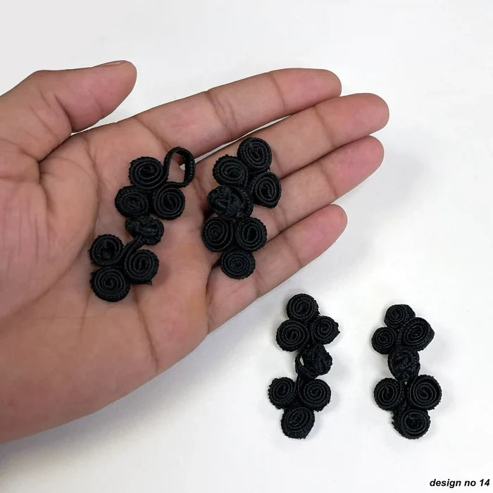 2 Pair | Bow inspire Knot Buttons