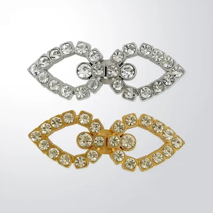 2 Pair | Bow Style Frog Closure Buttons