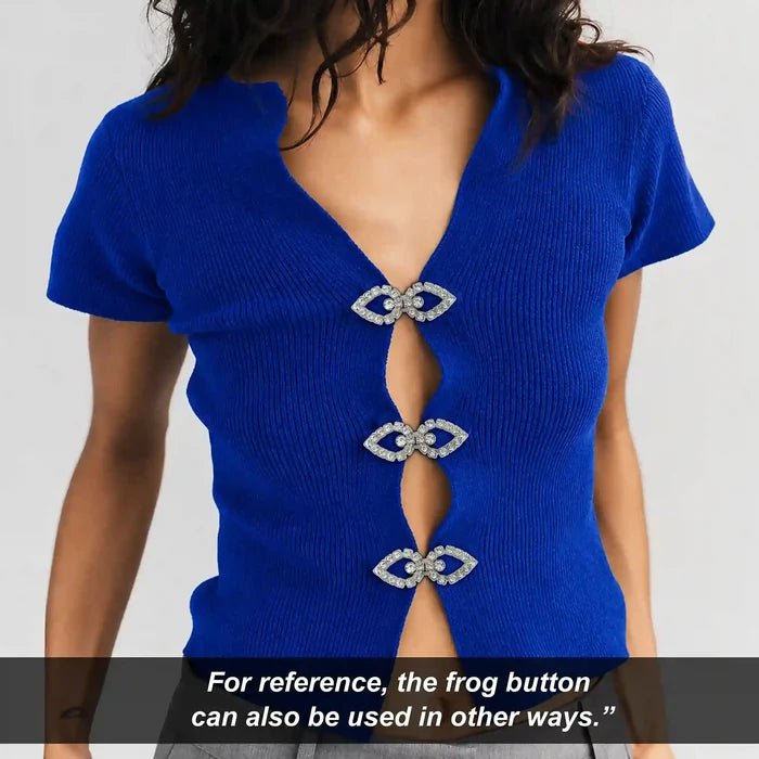 2 Pair | Bow Style Frog Closure Buttons