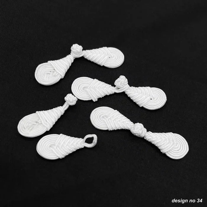 2 Pair | Chinese Frog Fastener