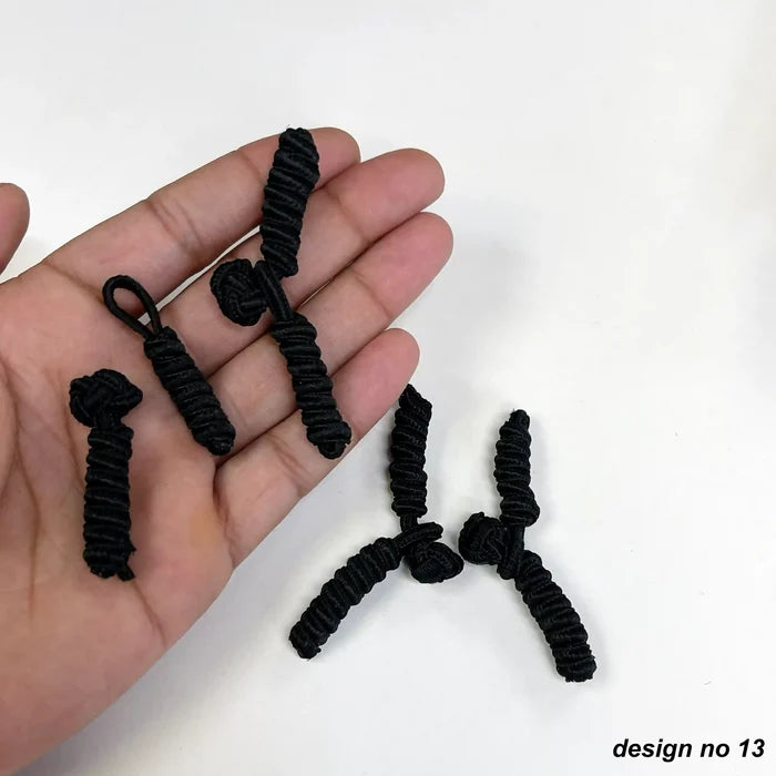 2 Pair | Classic Style Knot Button