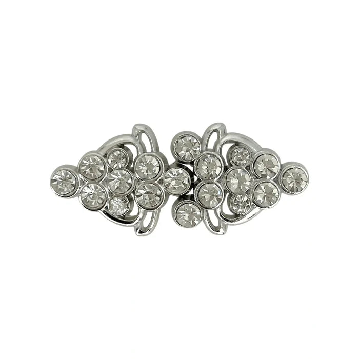 2 Pair | Crystal Cluster Frog Buttons