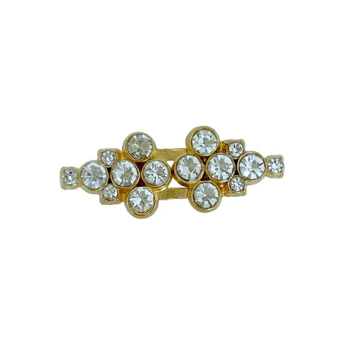 2 Pair | Crystal Cluster Frog Closure Buttons