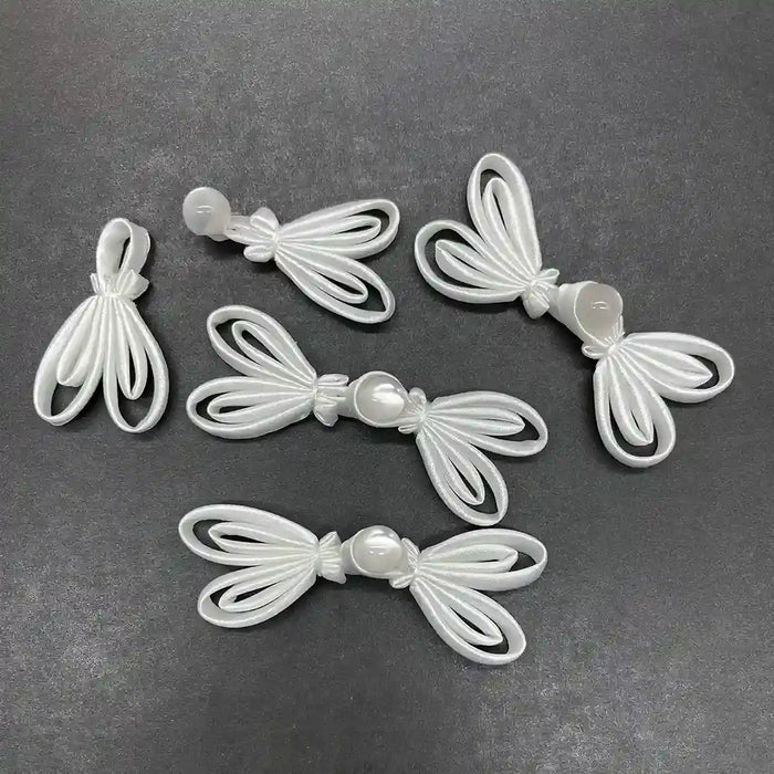 2 Pair | High-Gloss Liquid Ripple Frog Button