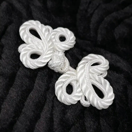 2 Pair | Pankou Bow Style Chines Frog Button