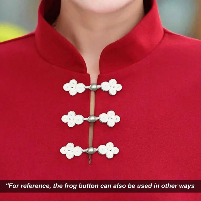 2 Pair | Pearl-Accented Pankou Buttons
