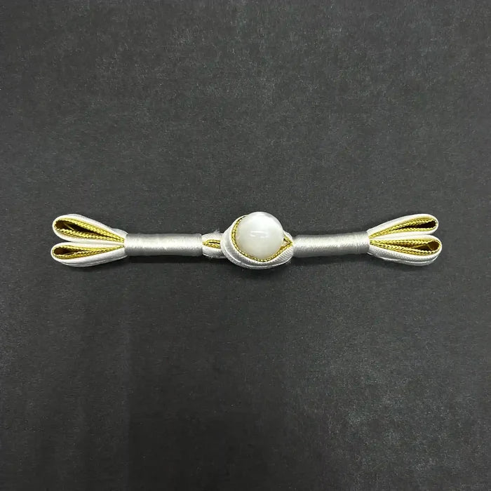2 Pair | Pearl Frog Closure Buttons