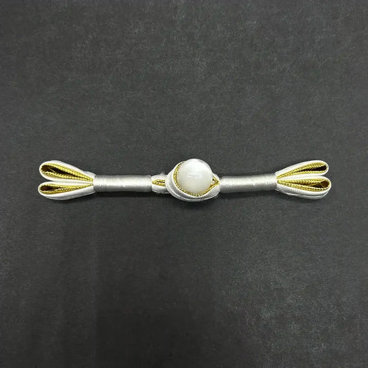 2 Pair | Pearl Frog Closure Buttons