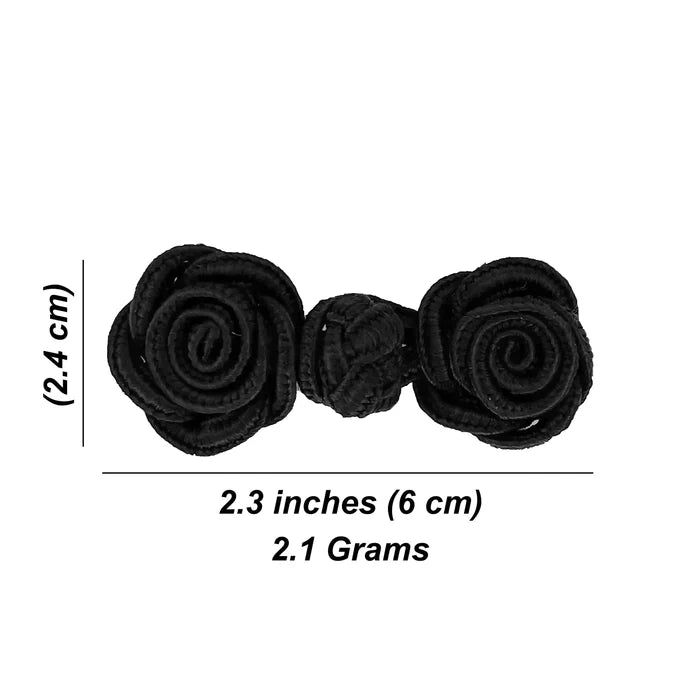 2 Pair | Rose Style Knot Buttons