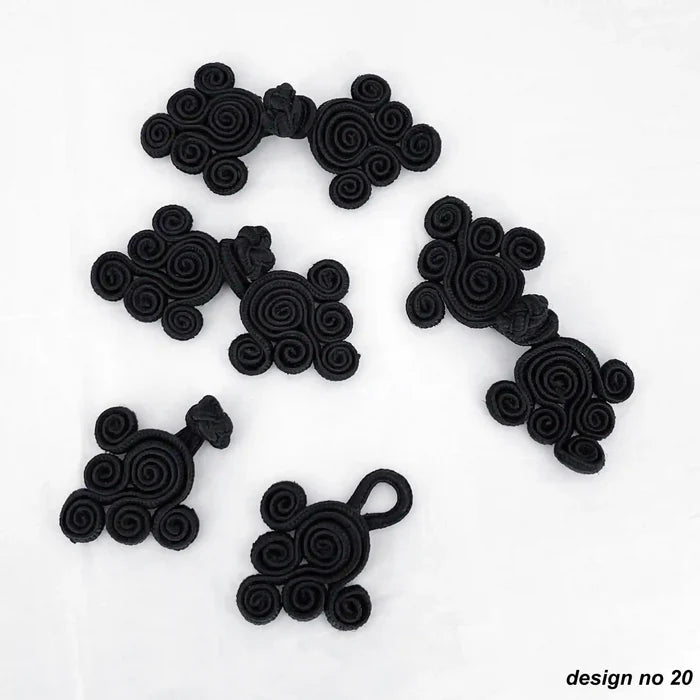 2 Pair | Spiral Pankou Knot Buttons