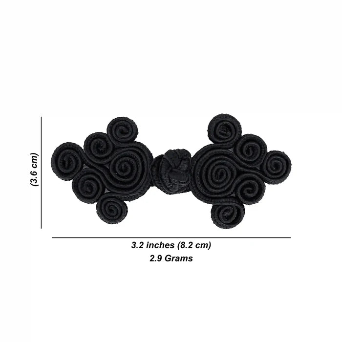 2 Pair | Spiral Pankou Knot Buttons