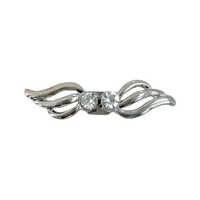 2 Pair | Wing Shape Rhinestone Frog Buttons