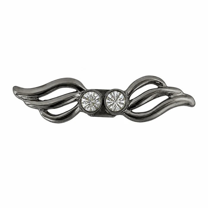 2 Pair | Wing Shape Rhinestone Frog Buttons