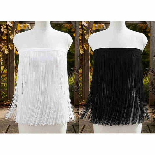 20 Inch | 2 Meter Fringe Detail Bandeau