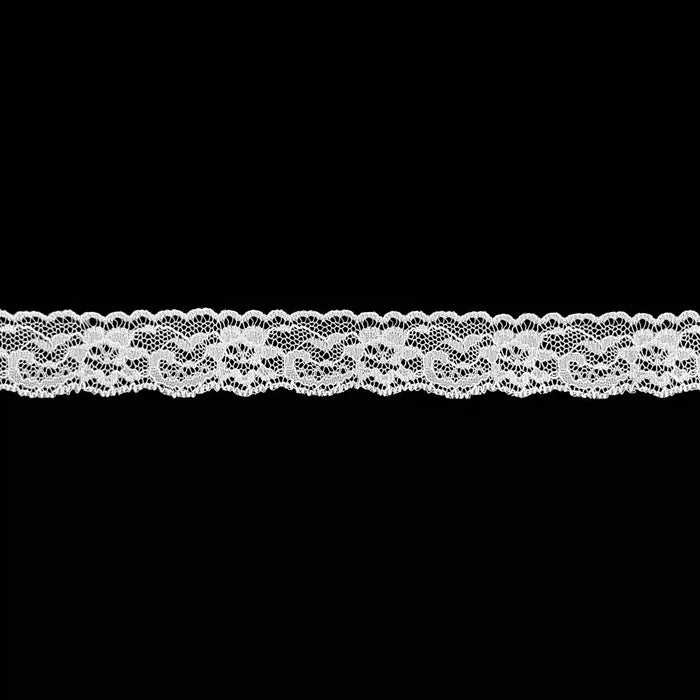 3 cm | White Delicate Narrow Lace | 5 Meters | SKU-61
