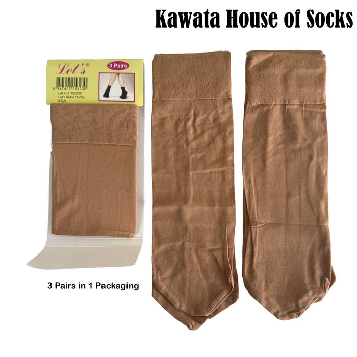 3-in-1 Let’s Ankle Basic Classic Stockings