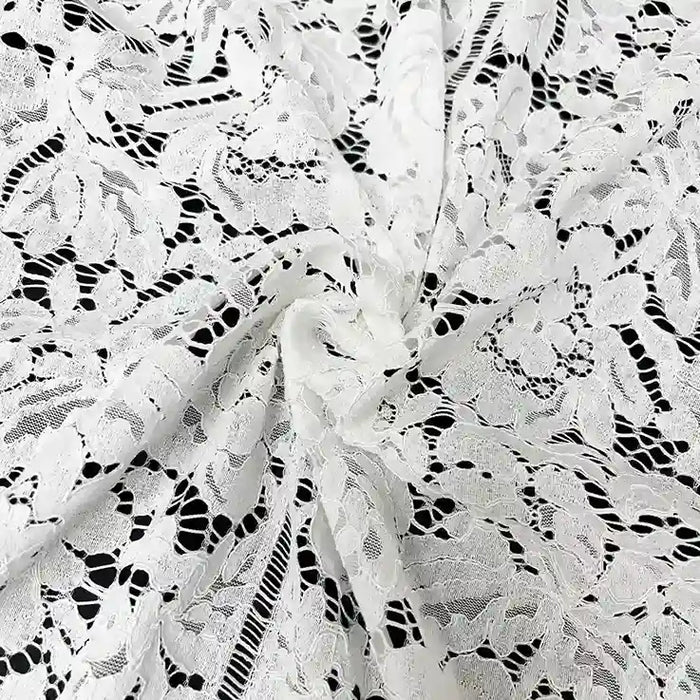 Classic floral Chantilly French lace dyeable fabric 22 inch by Ani Accessories for dresses and accessories