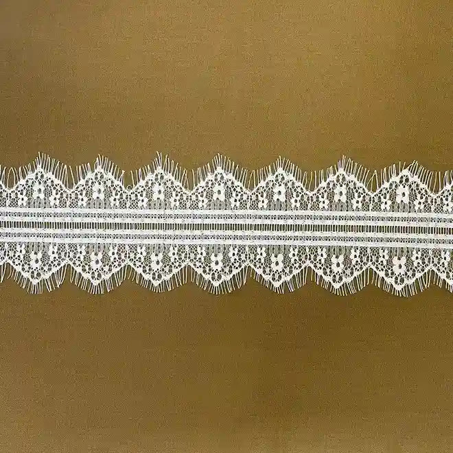 3 Meters | Ethereal Floral Chantilly Lace Bodice Appliqué | SKU-GD-93