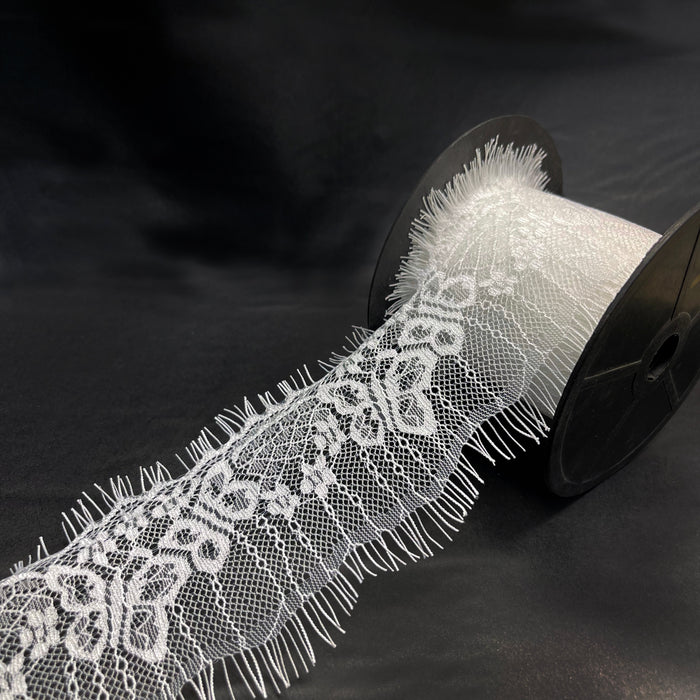 3 Meters | Floral With Butterfly Motif Chantilly Lace
