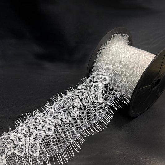 3 Meters | Floral With Butterfly Motif Chantilly Lace
