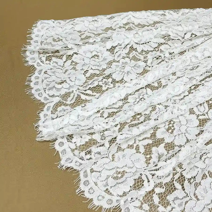 Ani Accessories premium floral Chantilly lace French fabric 60 inches for wedding dresses and couture