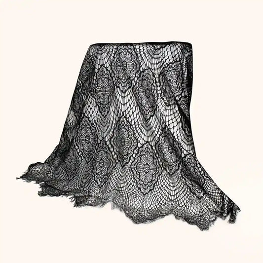 3 Meters Length & 60 Inches Width | Chantilly Lace Fabric