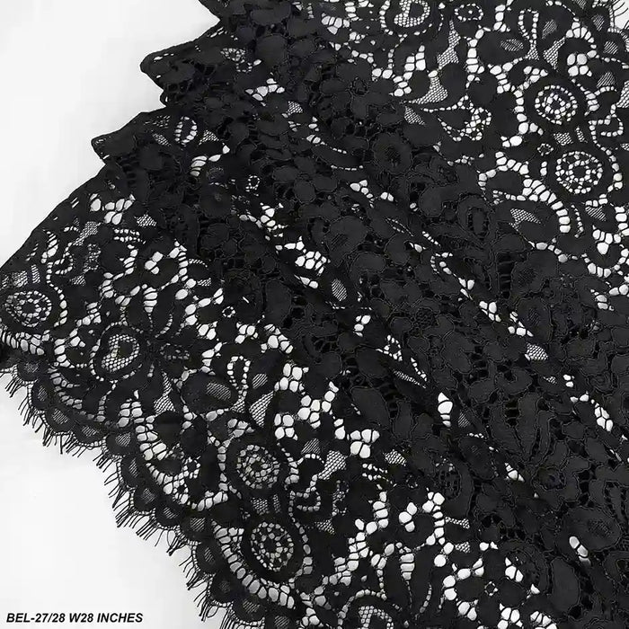 French floral luxury fabric 28 inch by Ani Accessories perfect for bridal wear and fashion garments