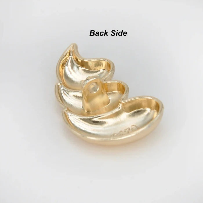 3 Teardrop Metal Buttons | 30mm(47L)