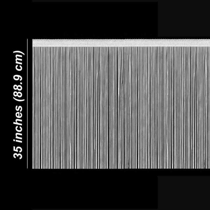35 Inch | 2 Meter Ether-Flow Fringe Lace Trim