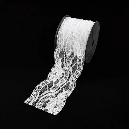 3.5 inch | Delicate Scalloped Border Lace | 5 Meters | SKU-5