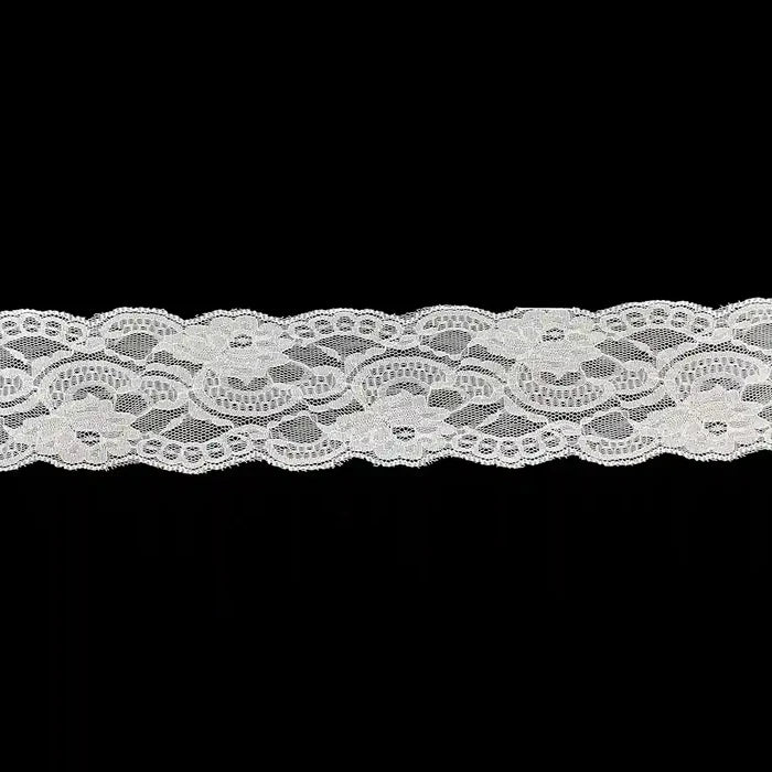 3.5 inch | Delicate Scalloped Border Lace | 5 Meters | SKU-5