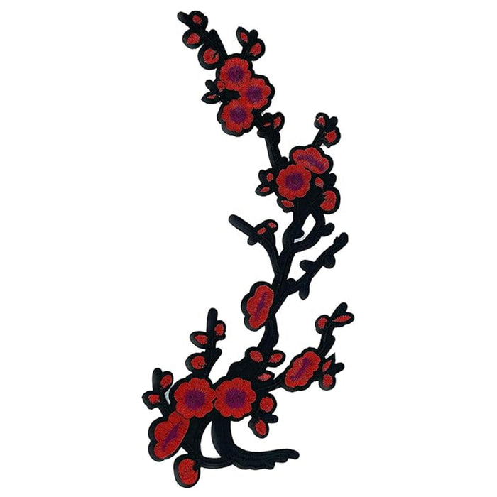Flower sew patch by Ani Accessories, detailed floral design patch for dresses, kurtis, jackets, bags, and DIY fashion