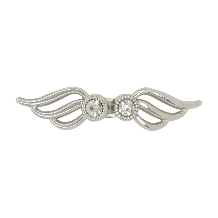 4 Pair | Angelic Wings Frog Closure Metal Buttons