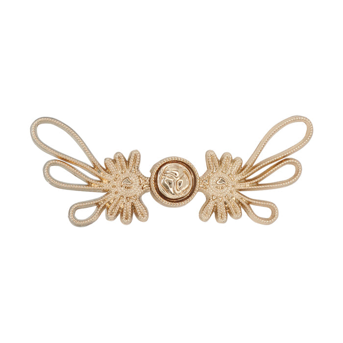 4 Pair | Butterfly knot or dual knot design Frog closure metal button-5.5cm×2.5cm