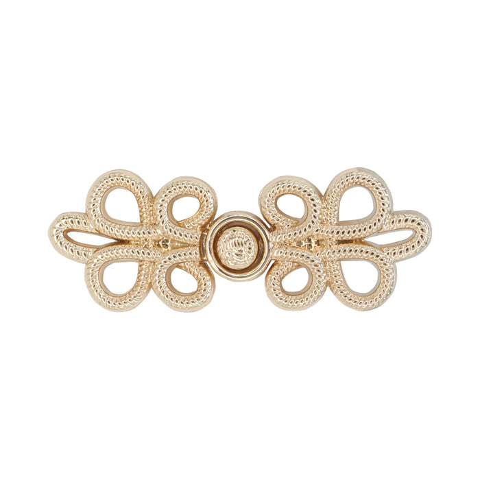 4 Pair | Fancy oriental knot design Frog closure metal button