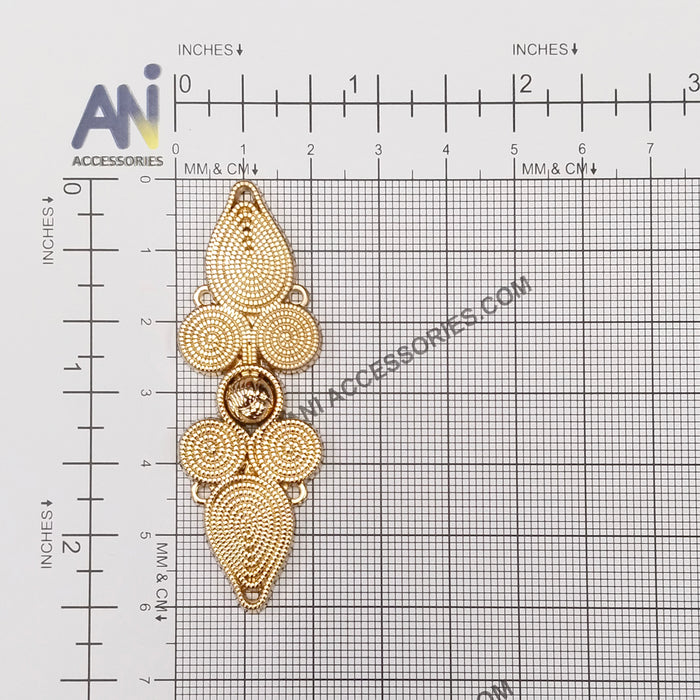 4 Pair | Floral Flourish Frog Closure Buttons